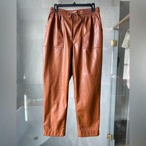 A New Day Women's High-Rise Tapered Faux Leather Pants